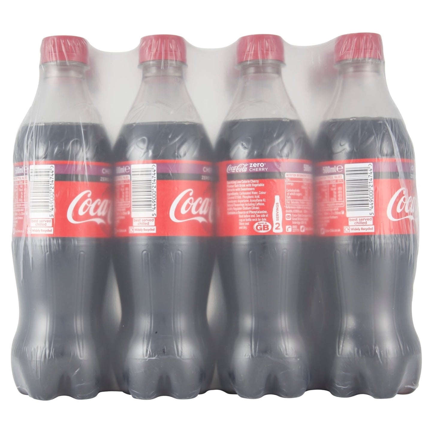 Coca - Cola Zero Sugar Cherry 500ml - UK Food & Drink - 5449000214744