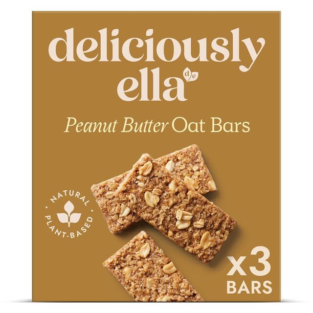Deliciously Ella Peanut Butter Oat Bars 3 x 50g - UK Food & Drink - 5060482840766