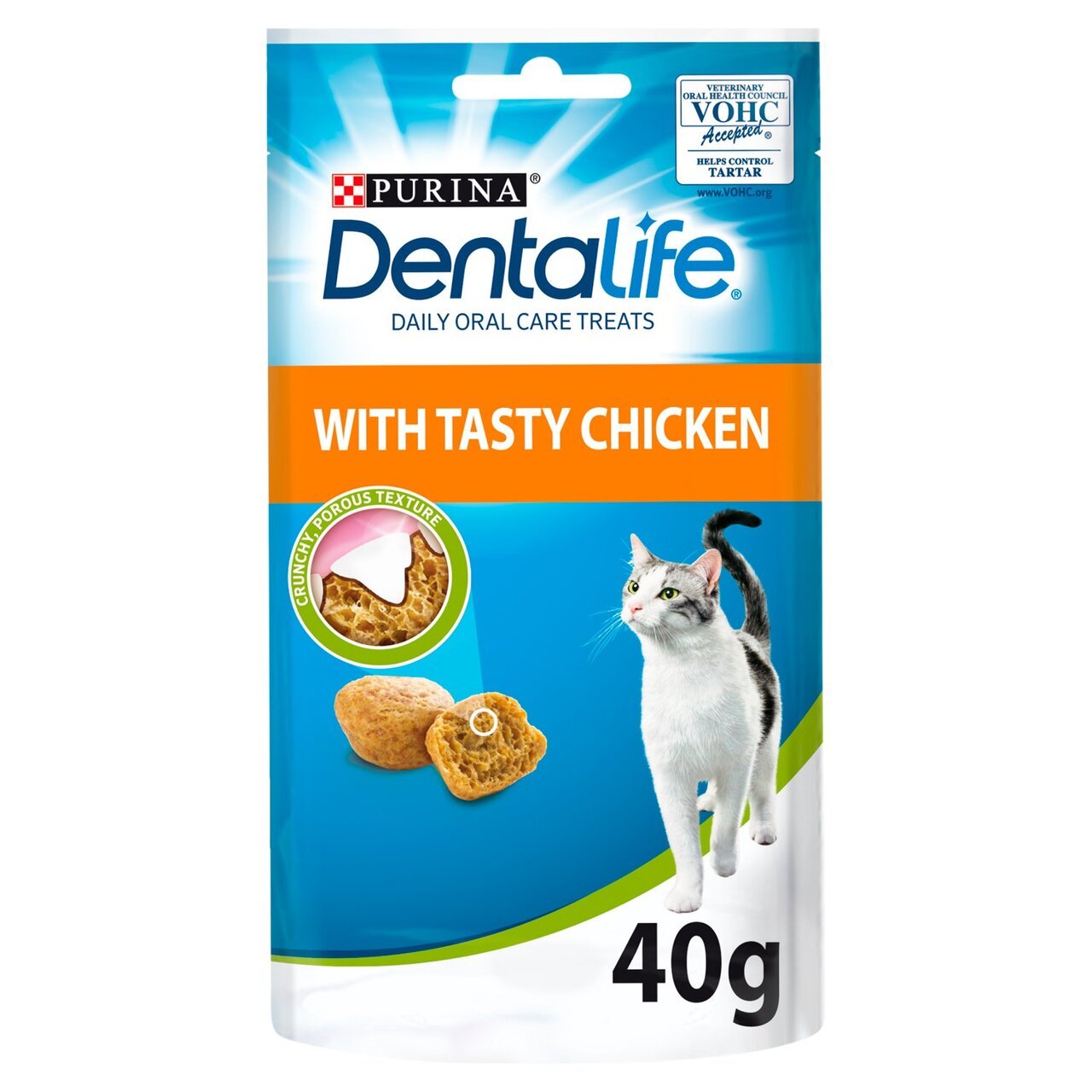 Dentalife Daily Oral Care Treats with Tasty Chicken 40g - UK Food & Drink - 7613036725309