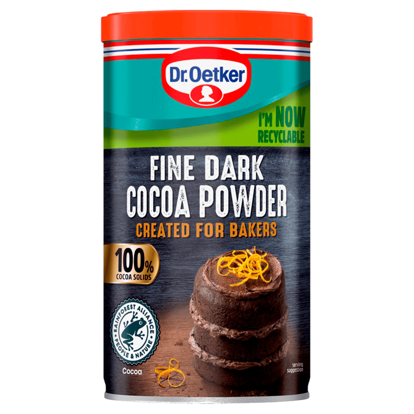 Dr. Oetker Fine Dark Cocoa Powder 190g - UK Food & Drink - 5000254021313