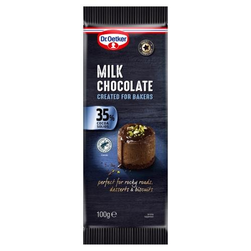 Dr. Oetker Milk Chocolate 100g - UK Food & Drink - 5000254021528