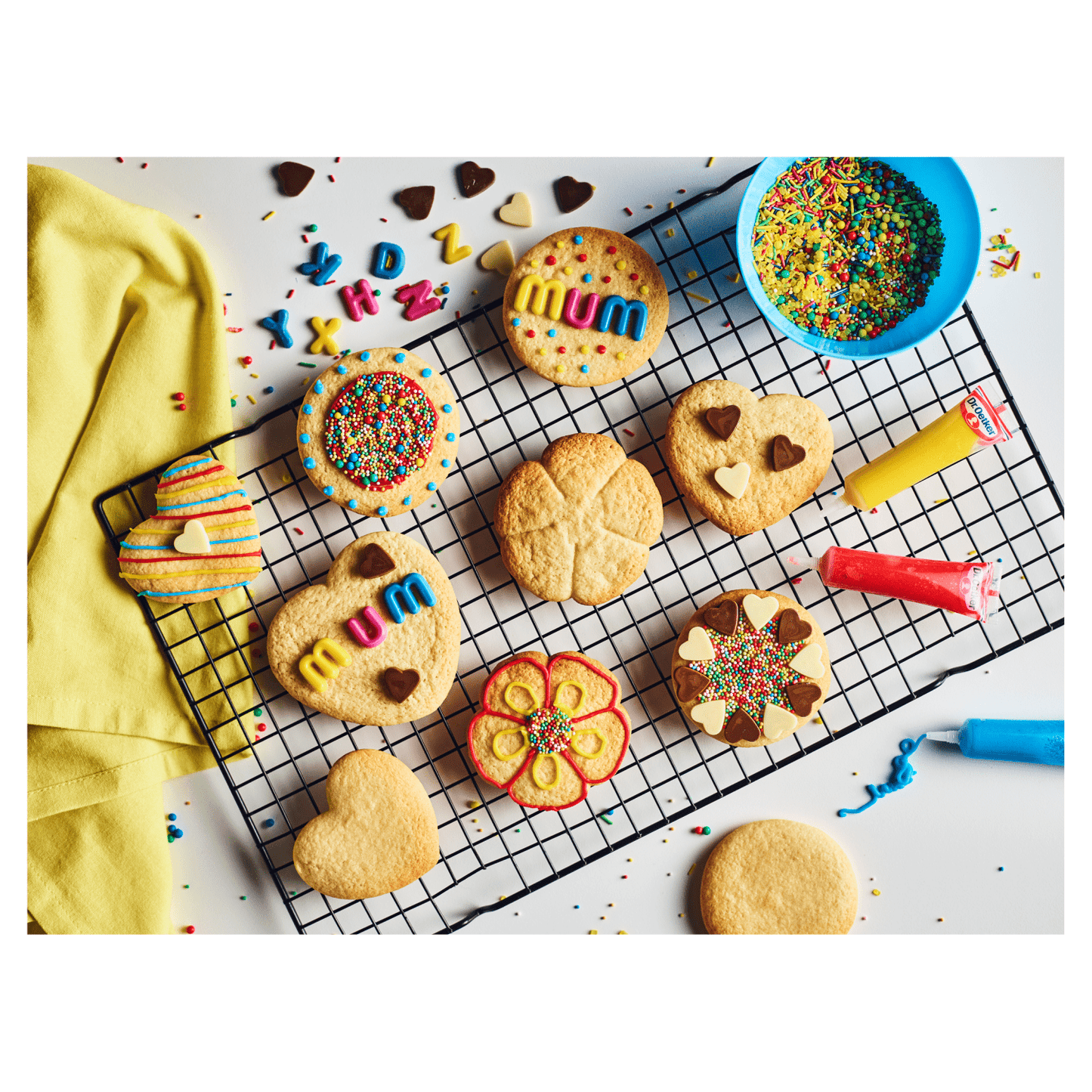 Dr. Oetker White Chocolate Flavour Letters & Numbers 40g - UK Food & Drink - 5000254020668