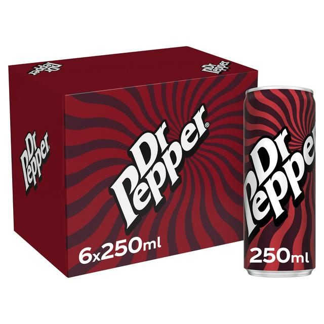 Dr Pepper 6 x 250ml - UK Food & Drink - 5449000050007