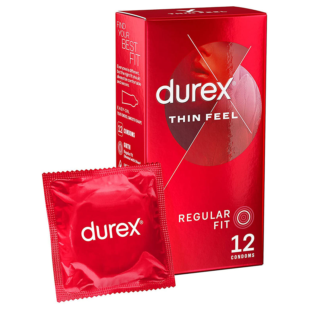Durex Regular Fit 12pk Thin Feel