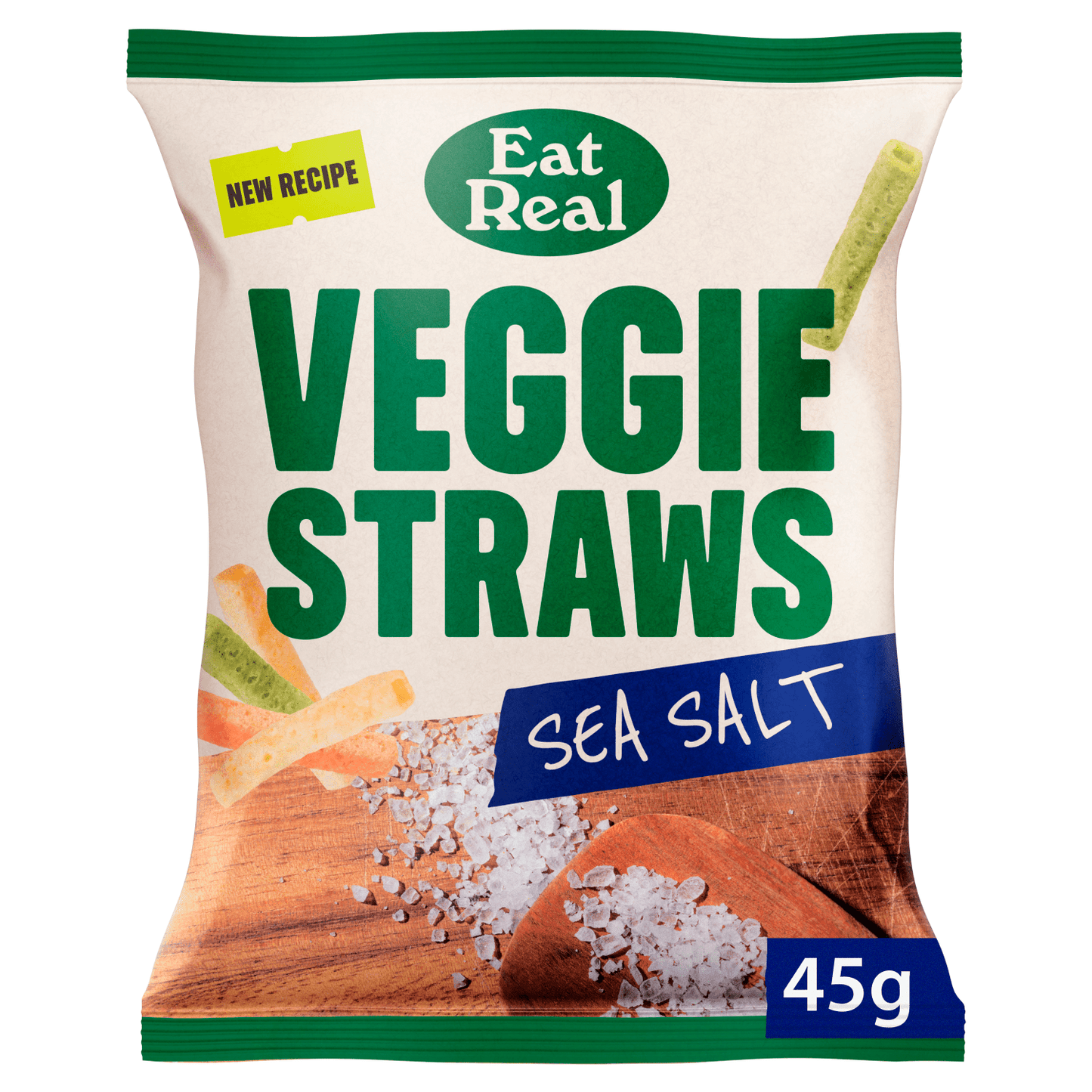 Eat Real Sea Salt Veggie Straws 45g - UK Food & Drink - 5060878780737