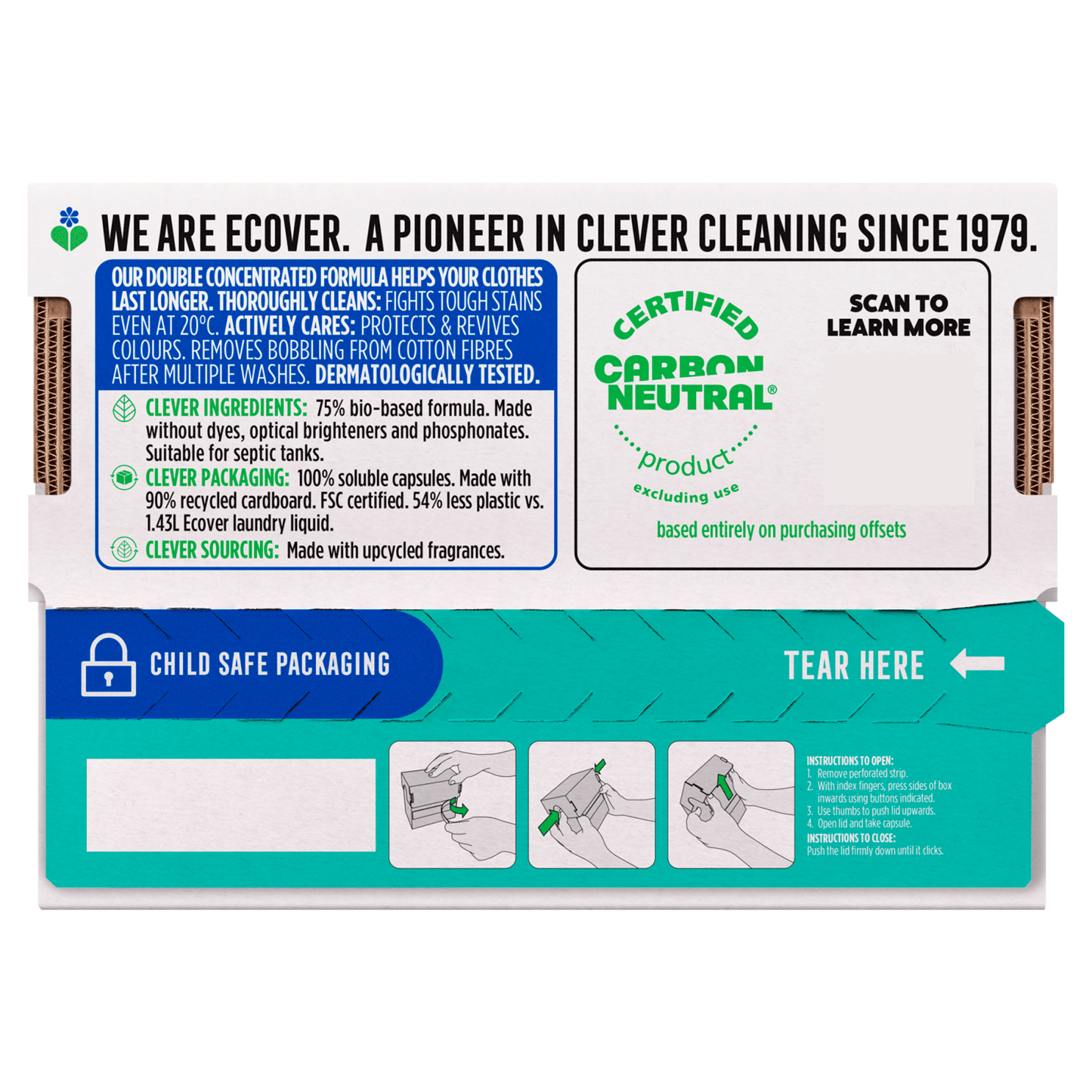 Ecover Bio Laundry Capsules 18 x 17g (0.306kg) - UK Food & Drink - 5412533425369