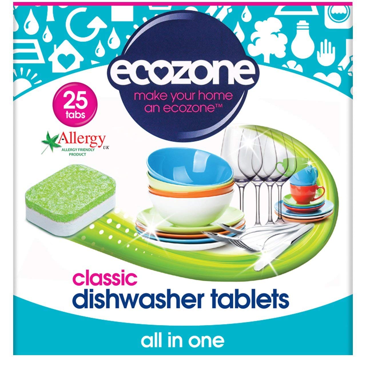 Ecozone Classic Dishwasher Tablets - UK Food & Drink - 5060101530672