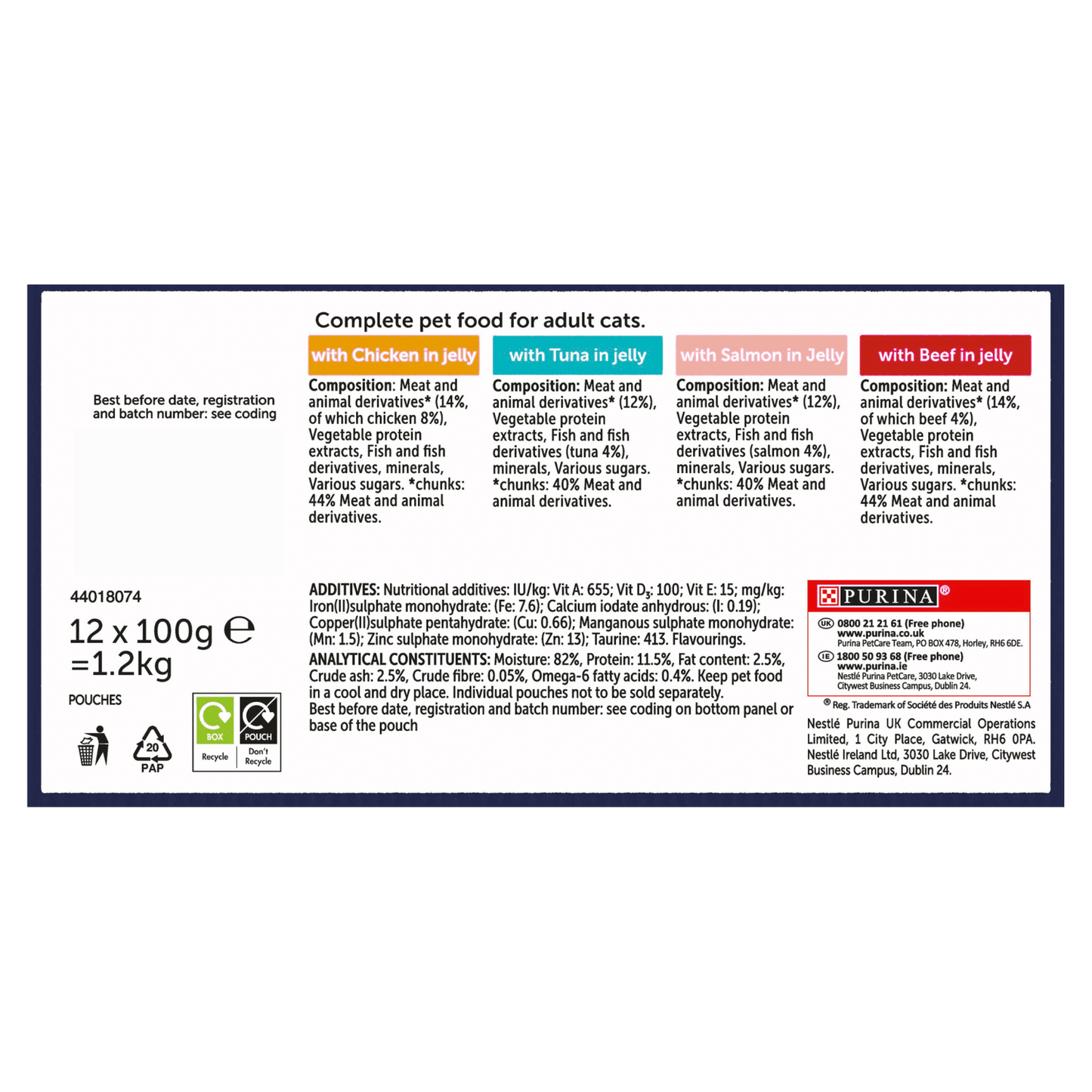 Felix As Good As It Looks Adult Cat Food Favourites Selection in Jelly 12 x 100g - UK Food & Drink - 5000161029785