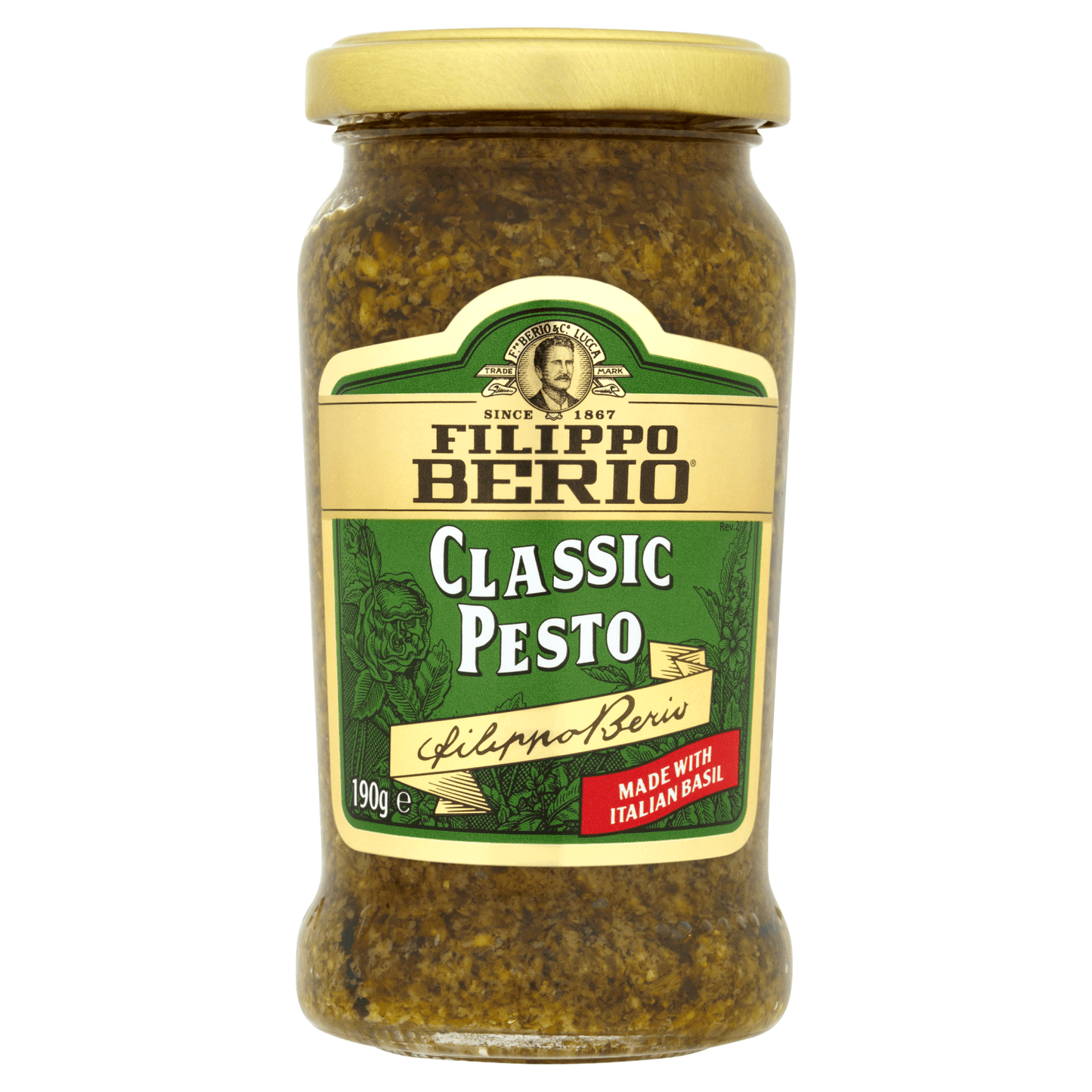 Filippo Berio Classic Pesto 190g - UK Food & Drink - 8002210112445