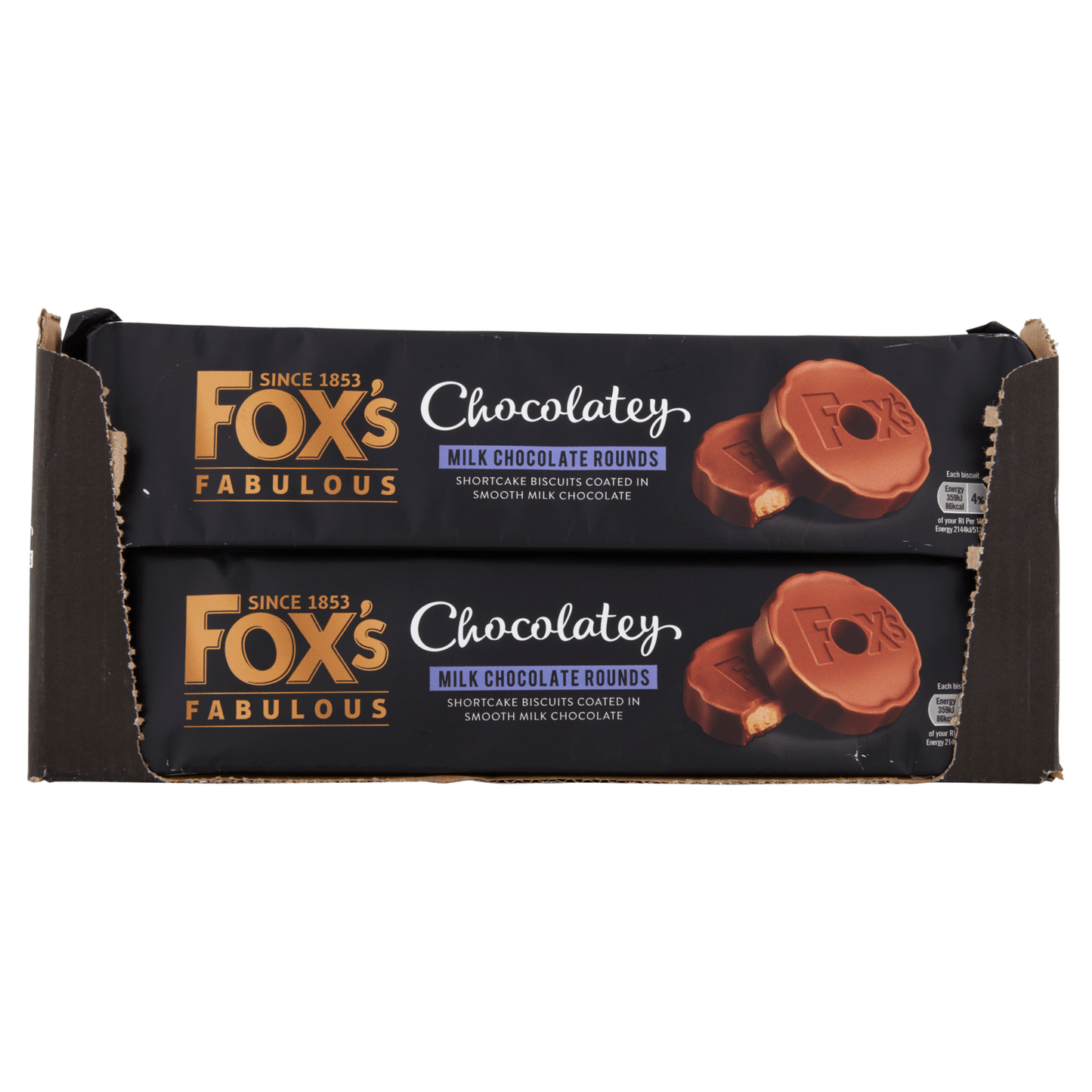 Fox's Fabulous Chocolatey Milk Chocolate Rounds 130g - UK Food & Drink - 5010035064798