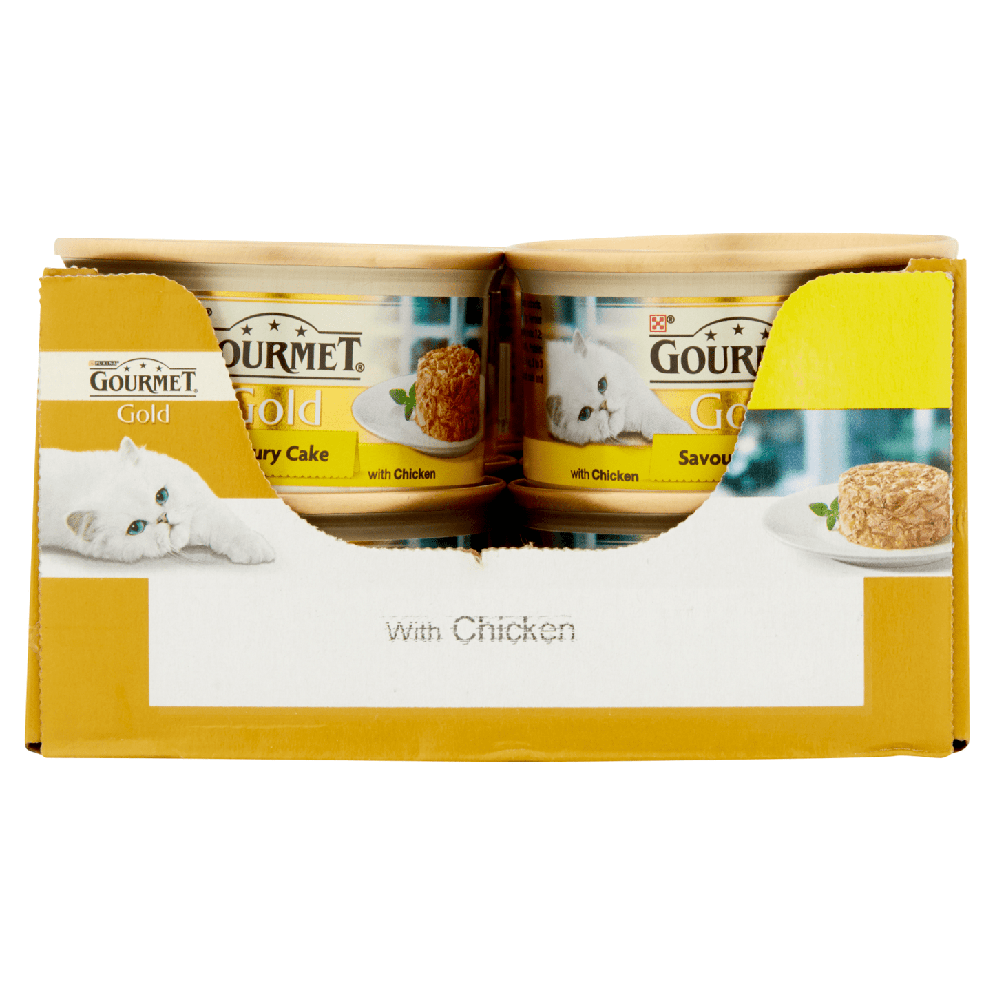 Gourmet Gold Cat Food Savoury Cake with Chicken 85g - UK Food & Drink - 7613035441378