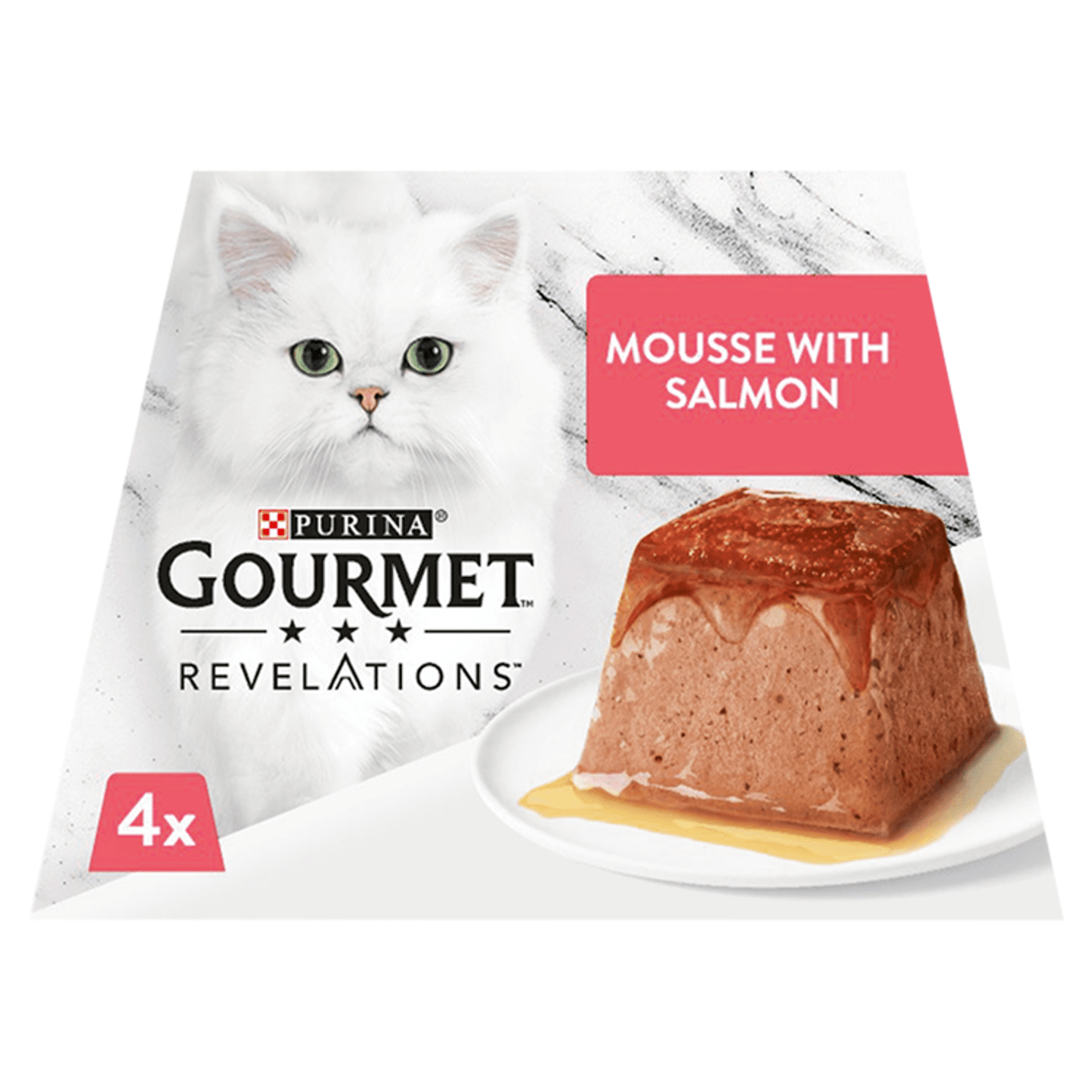 Gourmet Revelations Mousse with Salmon and a Cascading Gravy 4 x 57g (228g) - UK Food & Drink - 7613287080752