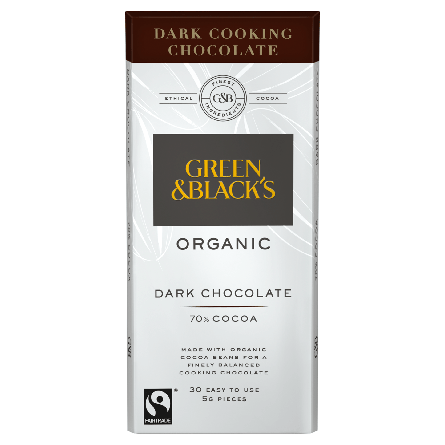 Green & Black's Organic Cooking 70% Dark Chocolate Bar 150g - UK Food & Drink - 5011835102390