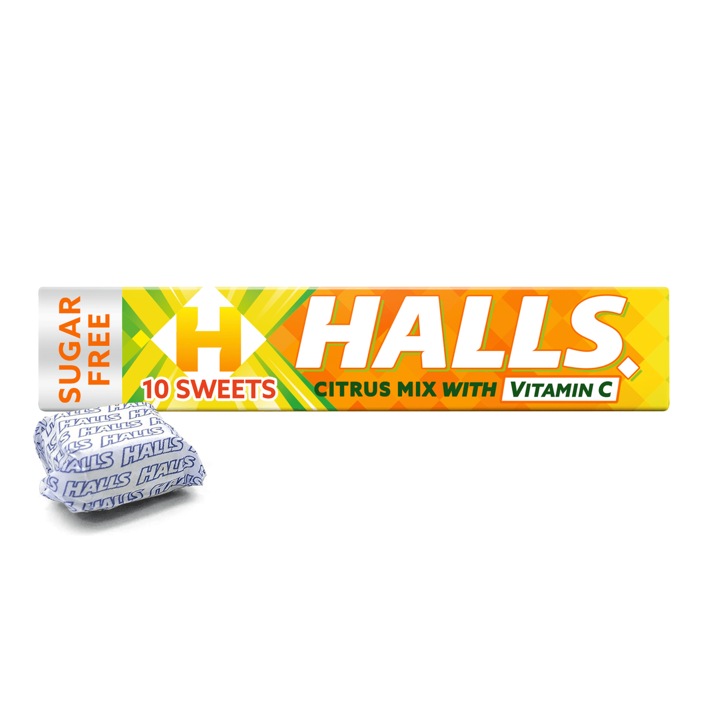 Halls Citrus Mix with Vitamin C 32g - UK Food & Drink - 96043509