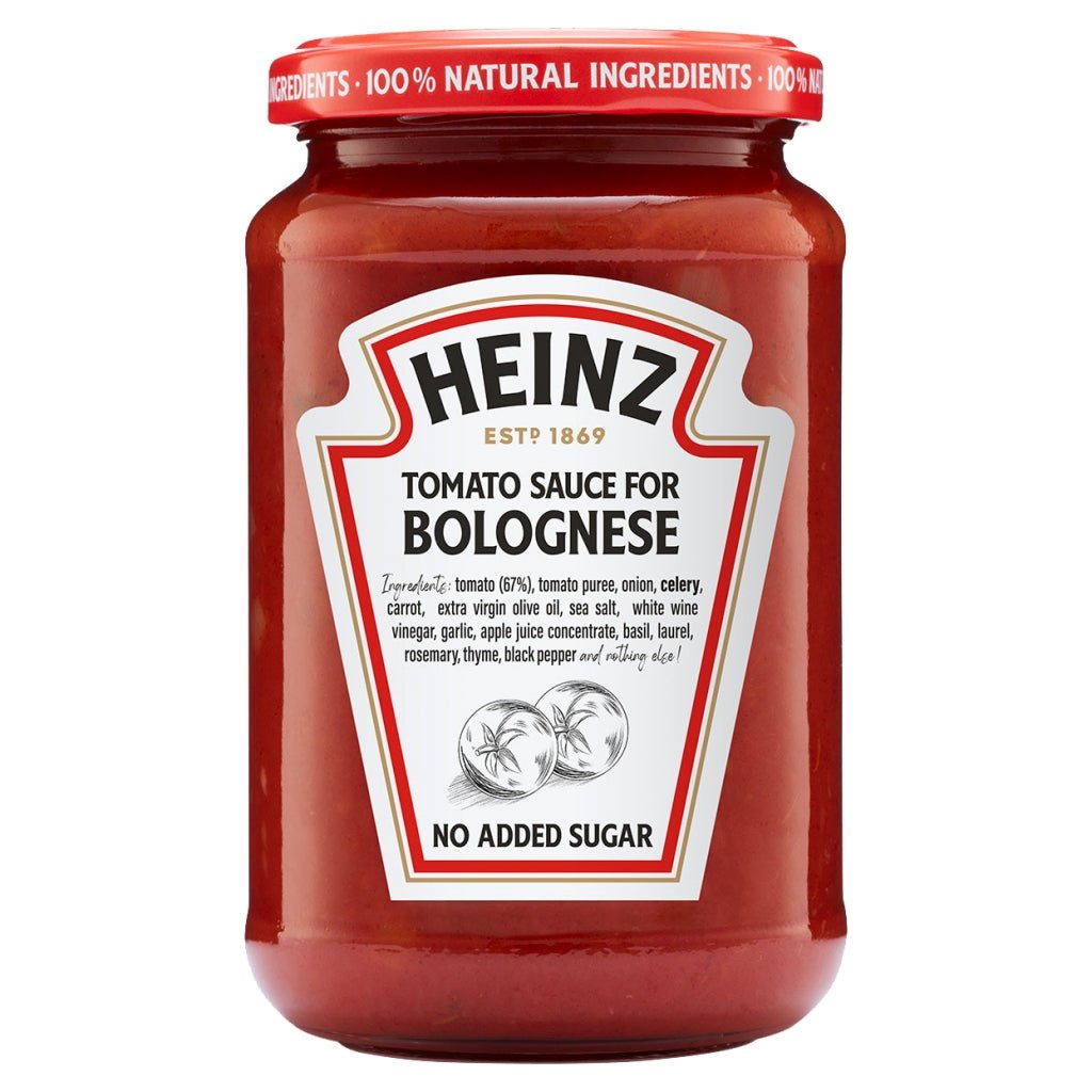 Heinz Tomato Sauce for Bolognese 350g - UK Food & Drink - 5000157146281