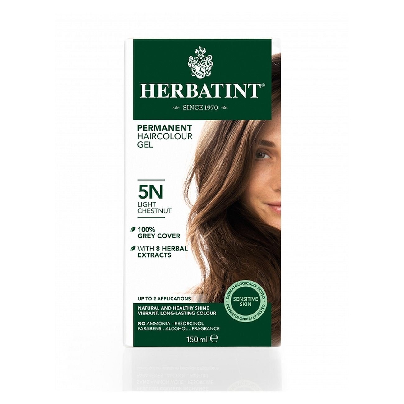 Herbatint Light Chestnut Hair Colour 5N - UK Food & Drink - 8016744808057