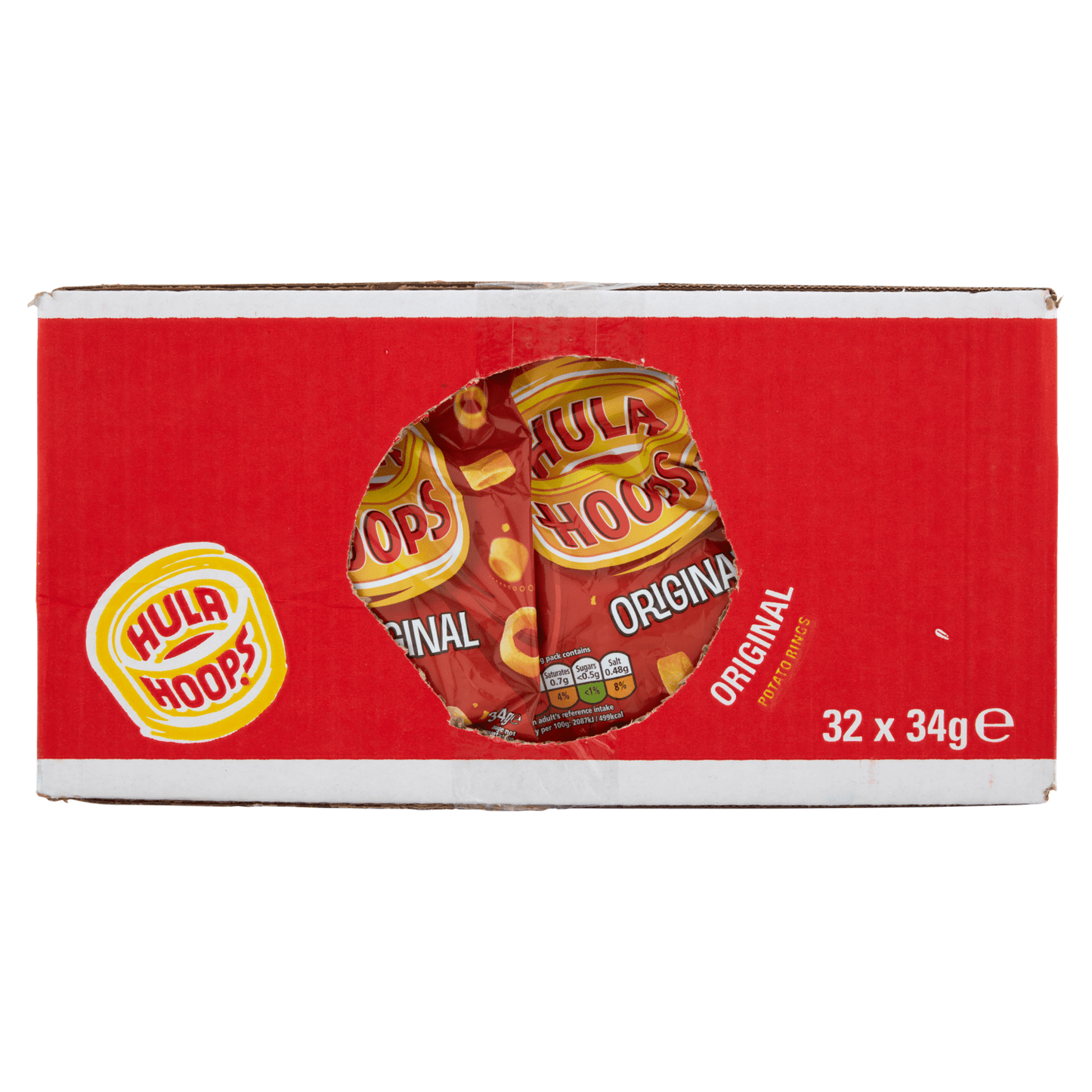 Hula Hoops Original Crisps 34g - UK Food & Drink - 5000237060964