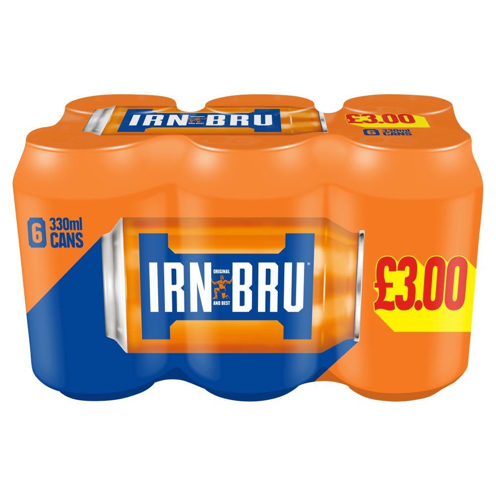 Irn Bru Regular 6Pk Pm£3 - UK Food & Drink - 5000382109815