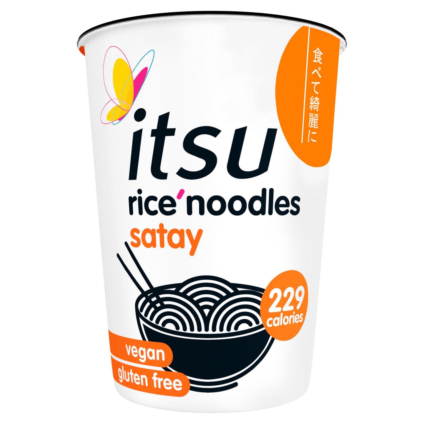 Itsu Satay Rice' Noodles 64g - UK Food & Drink - 5060262485286