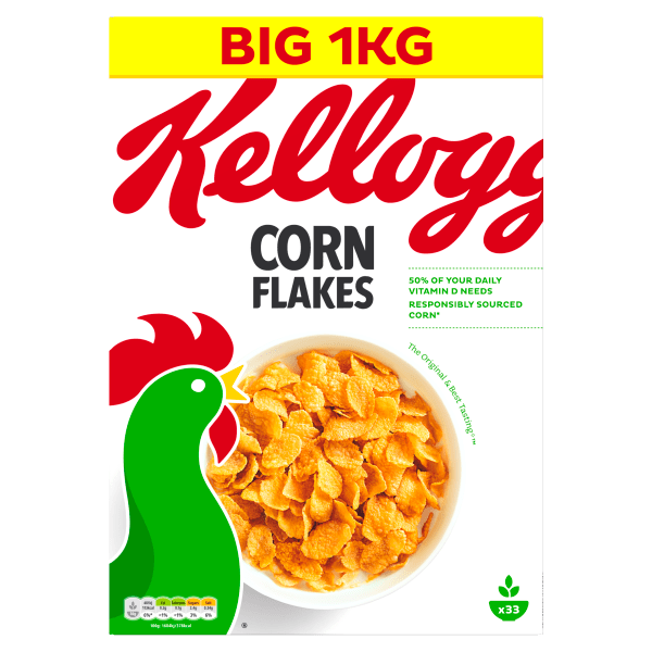 Kellogg's Corn Flakes 1kg - UK Food & Drink - 5000127014084