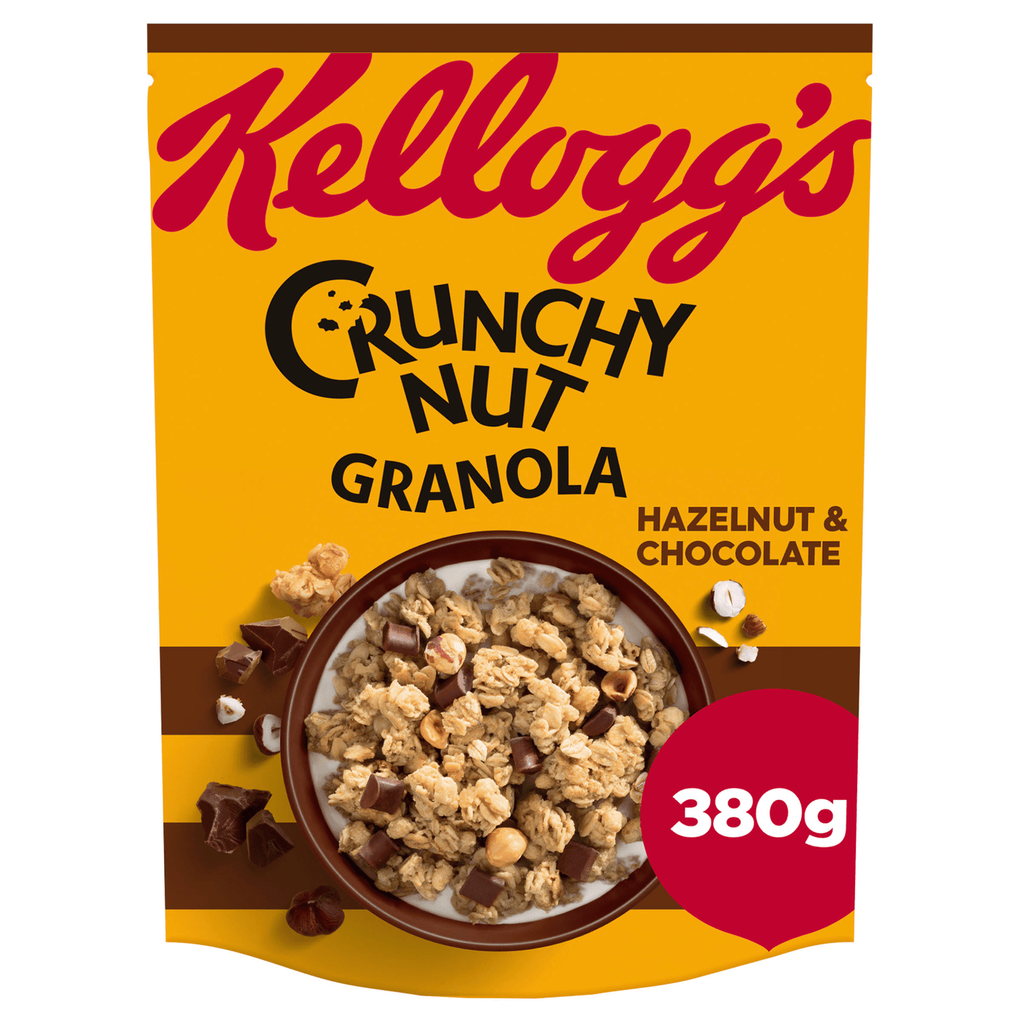 Kellogg's Crunchy Nut Granola Hazelnut & Chocolate 380g - UK Food & Drink - 5053827111348
