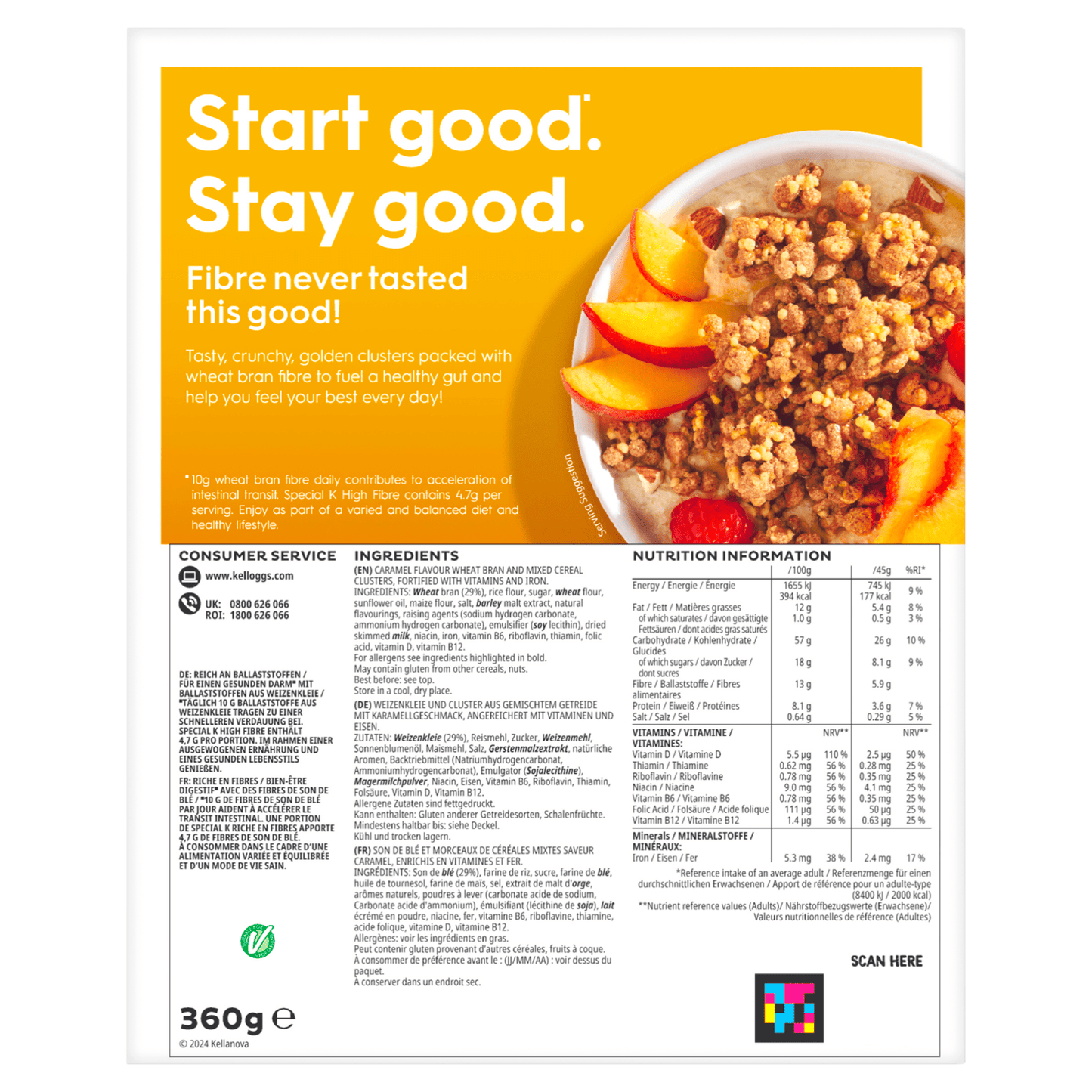 Kellogg's Special K Crunchy Golden Clusters 360g - UK Food & Drink - 5059319031170