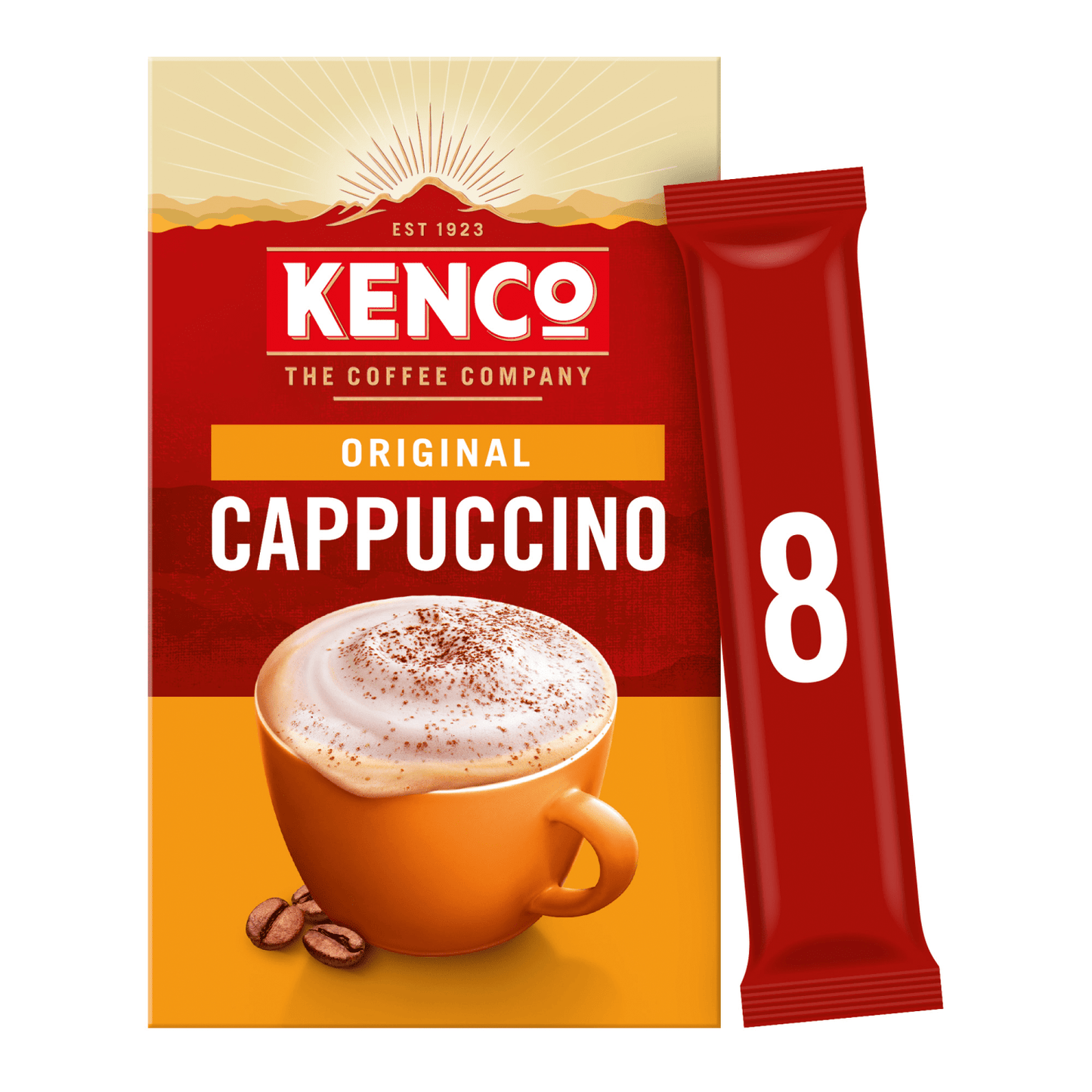 KENCO Original Cappuccino 8 x 14.8g - UK Food & Drink - 8711000677681