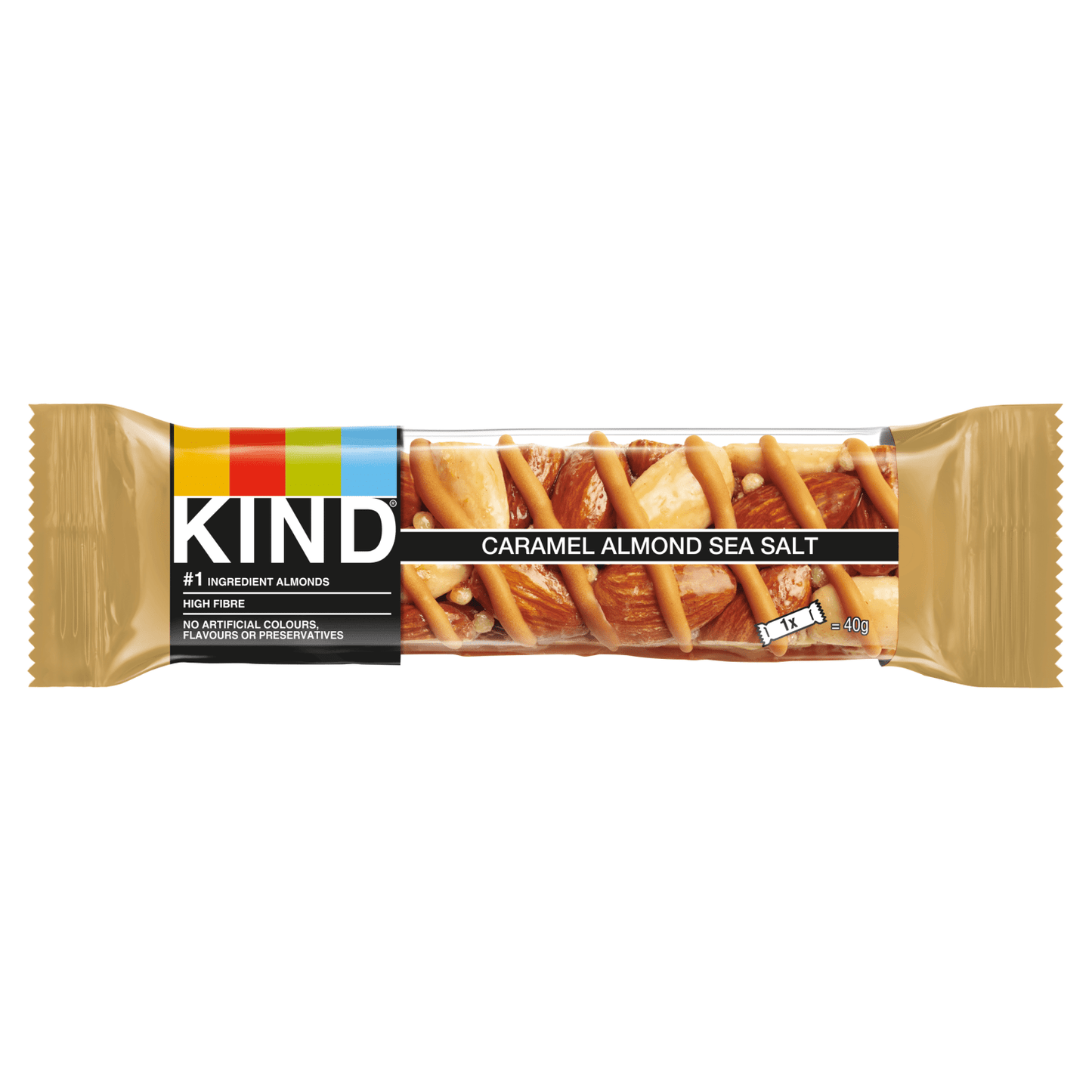 Kind Caramel Almond & Sea Salt 40g - UK Food & Drink - 5054678300011