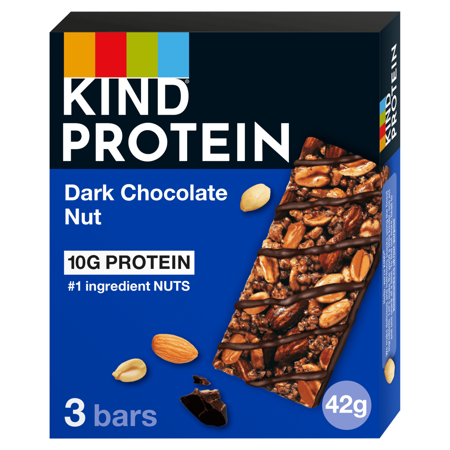 Kind Protein Dark Chocolate Nut Bars 3 x 42g (126g) - UK Food & Drink - 5000159537834
