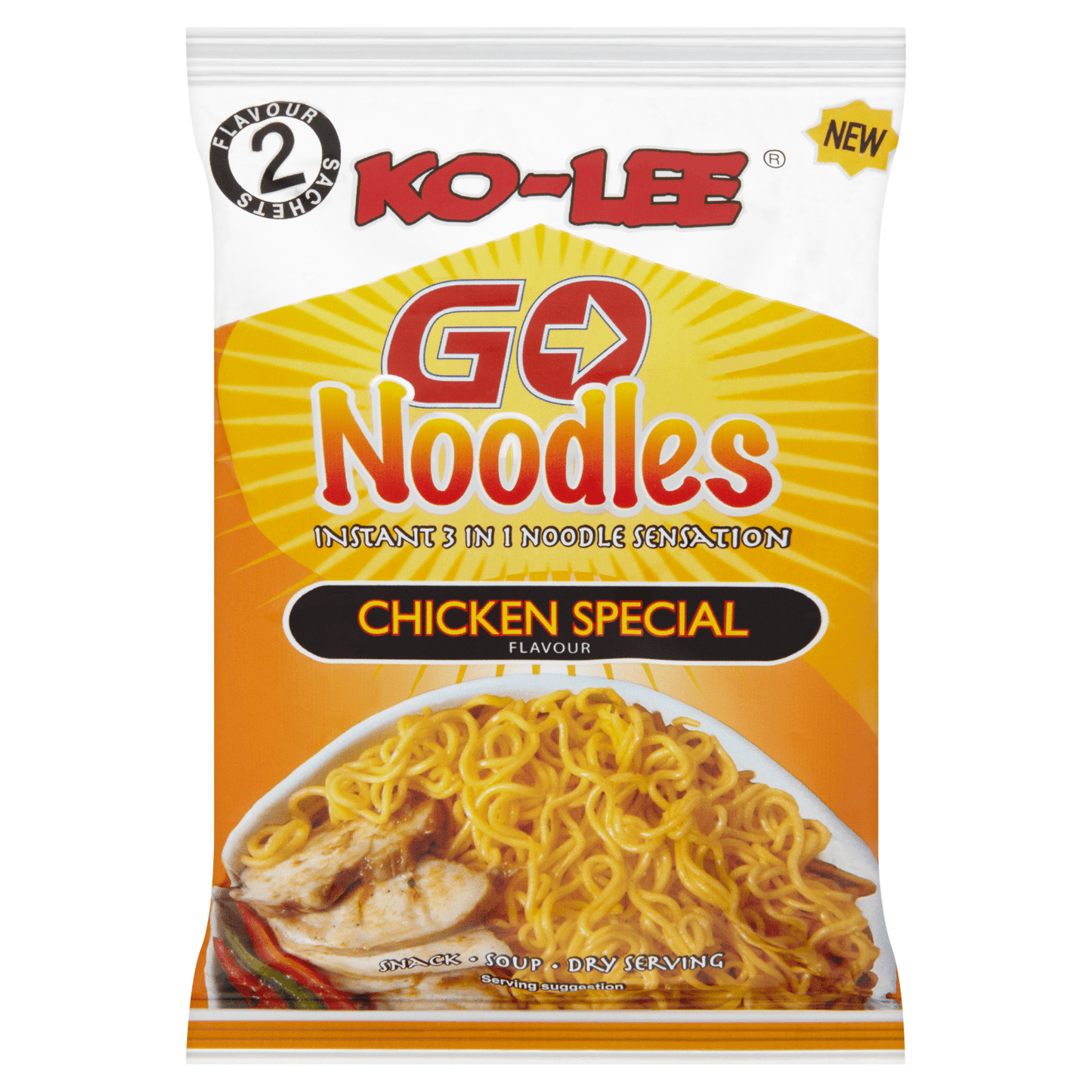 Ko - Lee Go Noodles Chicken Special Flavour 85g - UK Food & Drink - 5023751101111