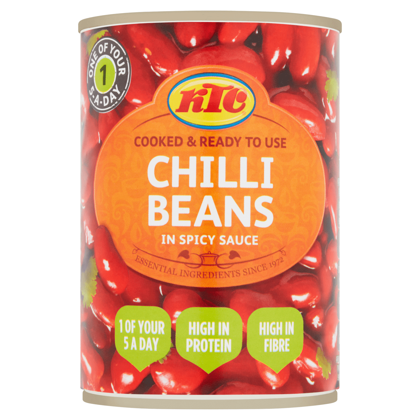KTC Chilli Beans in Spicy Sauce 400g - UK Food & Drink - 5013635350865