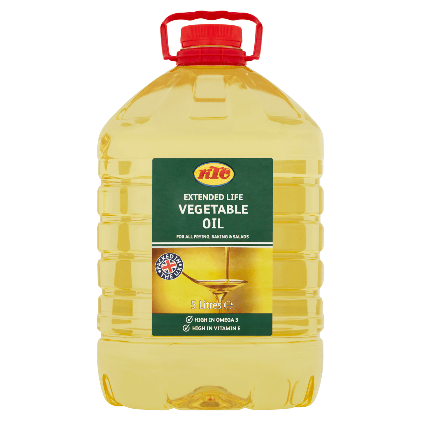 KTC Extended Life Vegetable Oil 5Litres - UK Food & Drink - 5013635101443
