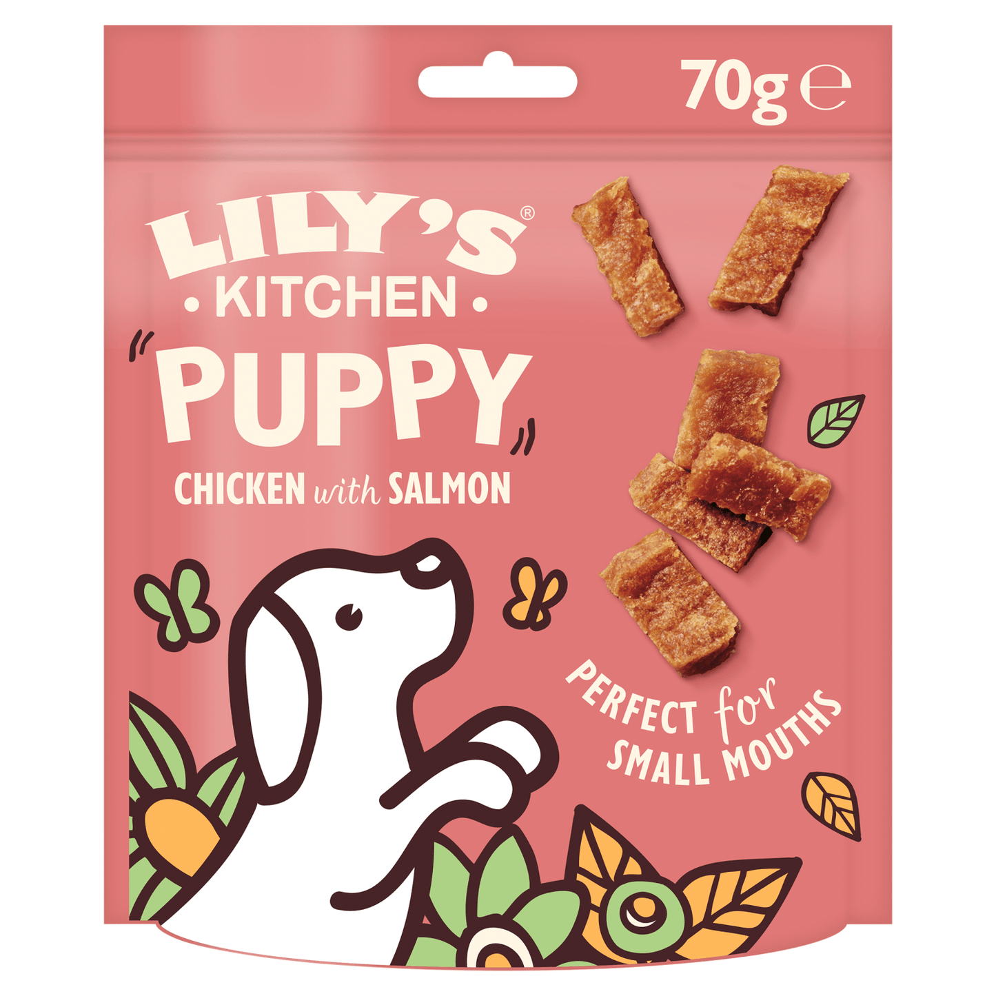 Lily's Kitchen Puppy Chicken Nibbles with Salmon 70g - UK Food & Drink - 5056273602156