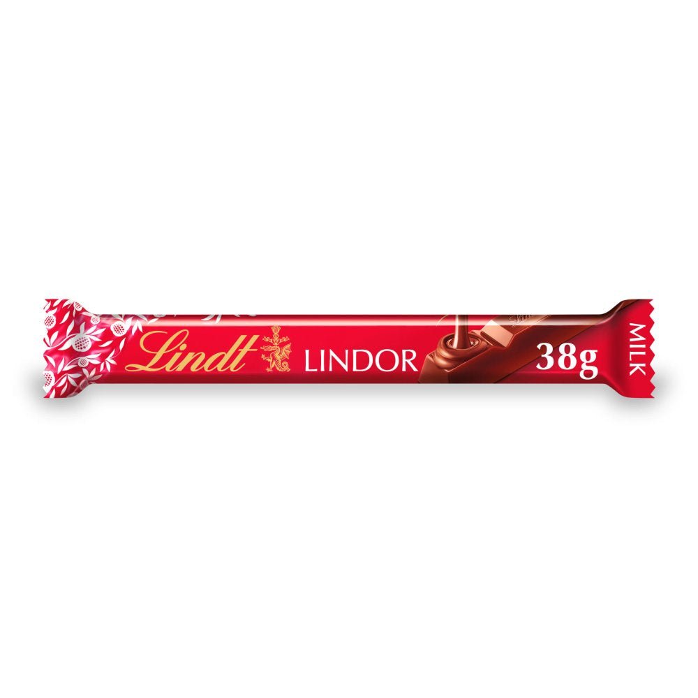 Lindt Lindor Milk Chocolate Treat Bar 38g - UK Food & Drink - 4000539363108