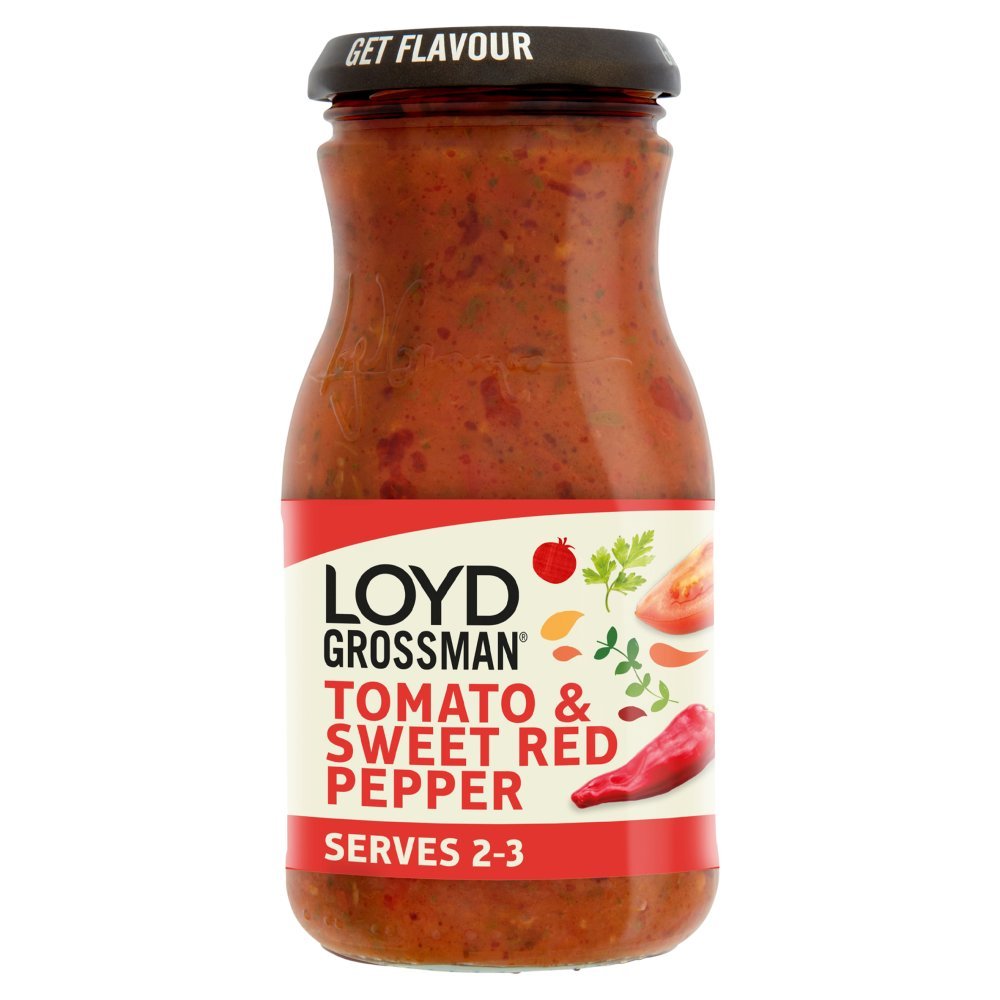 Loyd Grossman Tomato & Sweet Red Pepper 350g - UK Food & Drink - 5000354168529