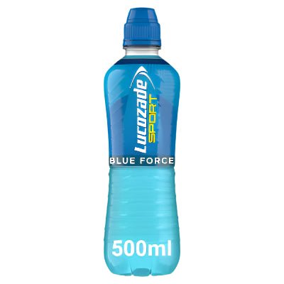 Lucozade Sport Drink Blue Force 500ml - UK Food & Drink - 5054267014503