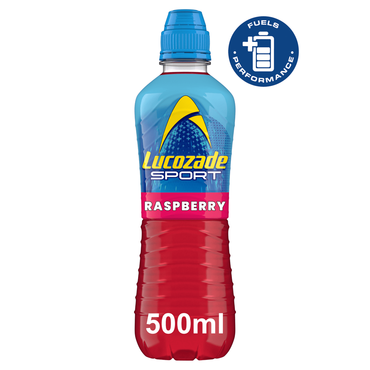 Lucozade Sport Drink Raspberry 500ml - UK Food & Drink - 5054267000704