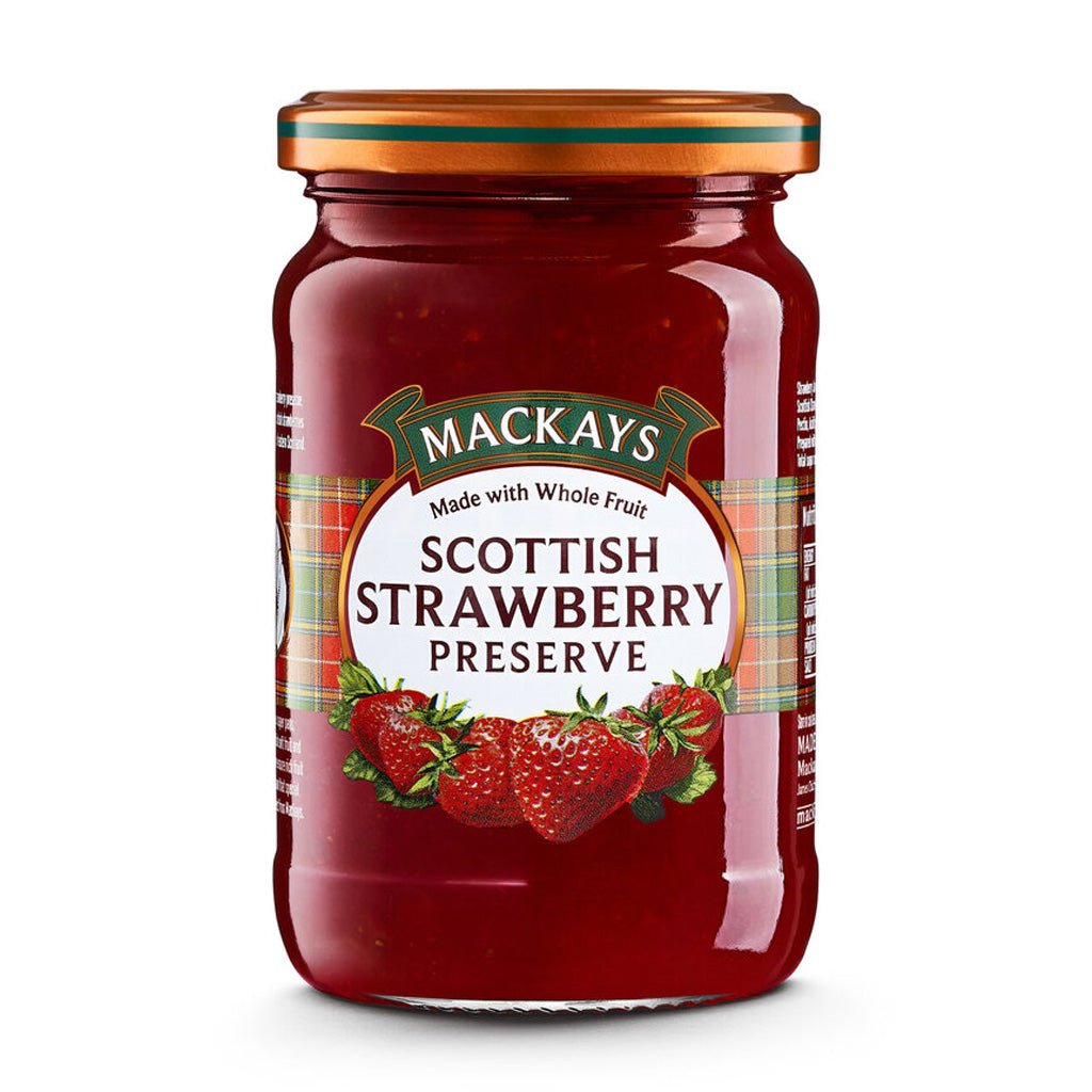 Mackays Scottish Strawberry Preserve 340g - UK Food & Drink - 637793001008
