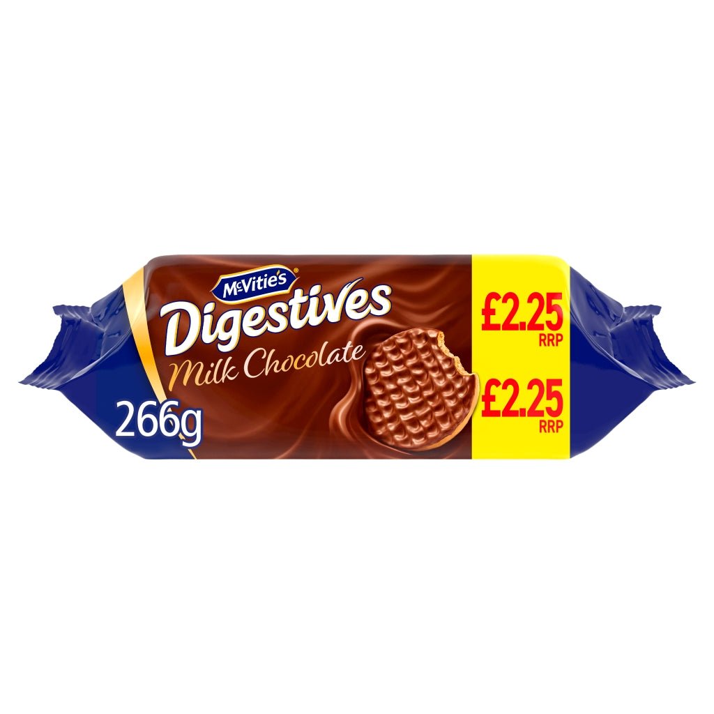McVitie's Digestives Milk Chocolate 266g - UK Food & Drink - 5000168006260