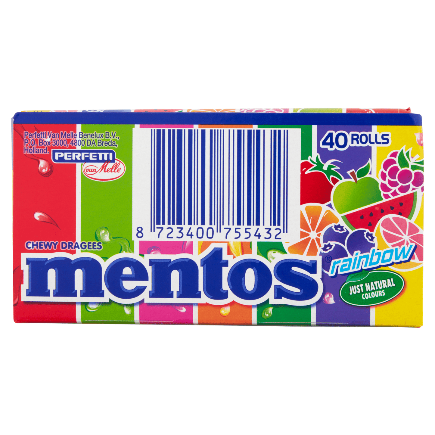 Mentos Rainbow Chewy Dragess 37.5g - UK Food & Drink - 87311396