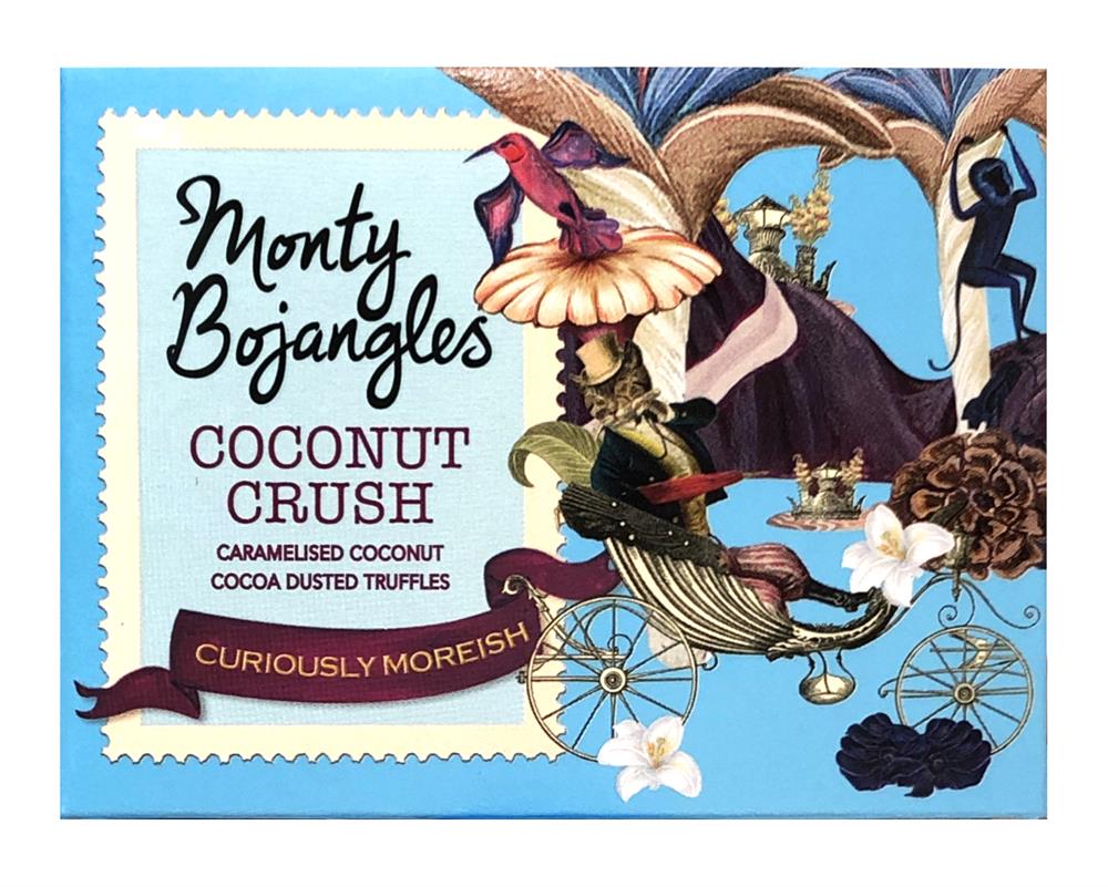 Monty Bojangles Coconut Crush Cocoa Dusted Truffles Gift Box - UK Food & Drink - 5060413267297