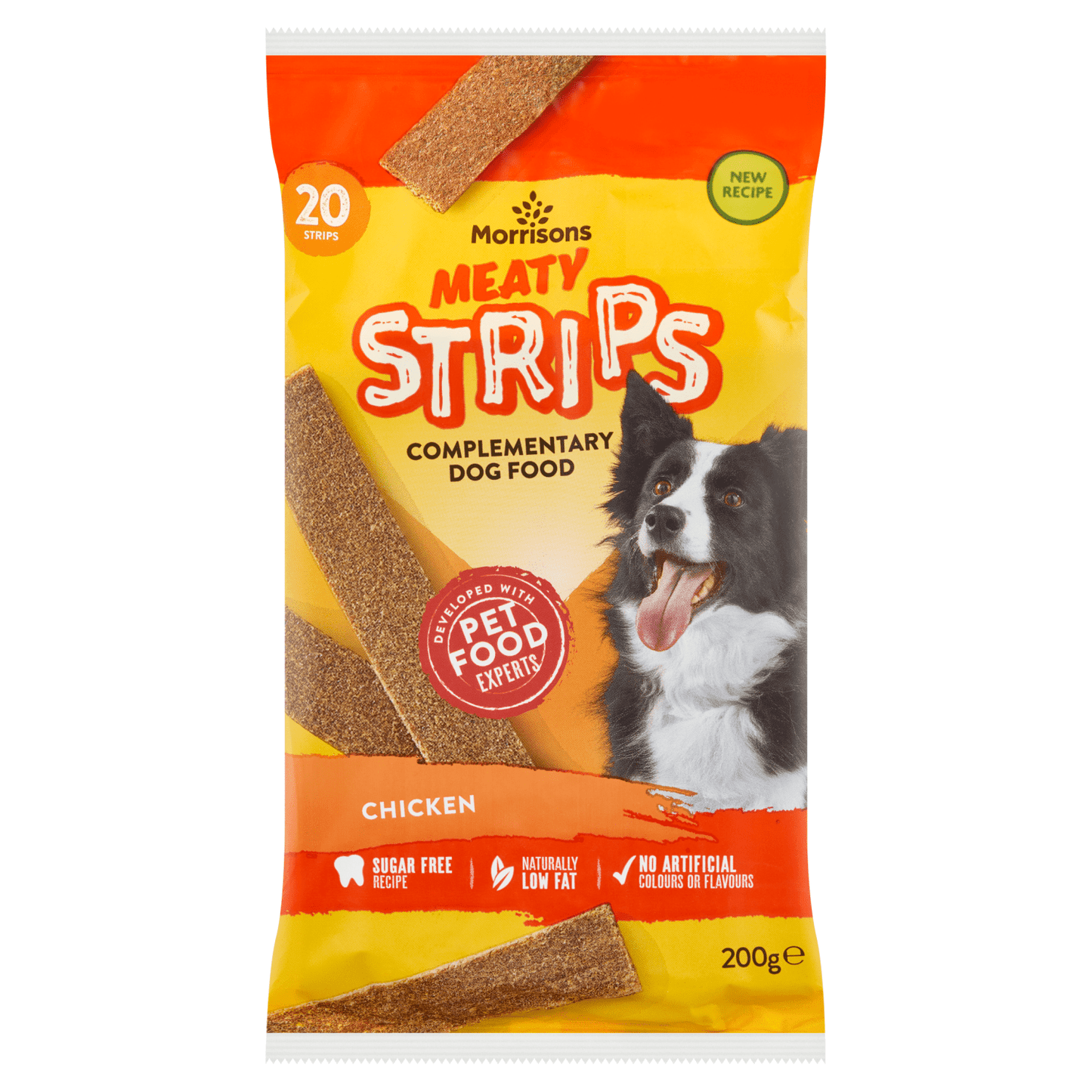 Morrisons 20 Chicken Meaty Strips 200g - UK Food & Drink - 5010251665137