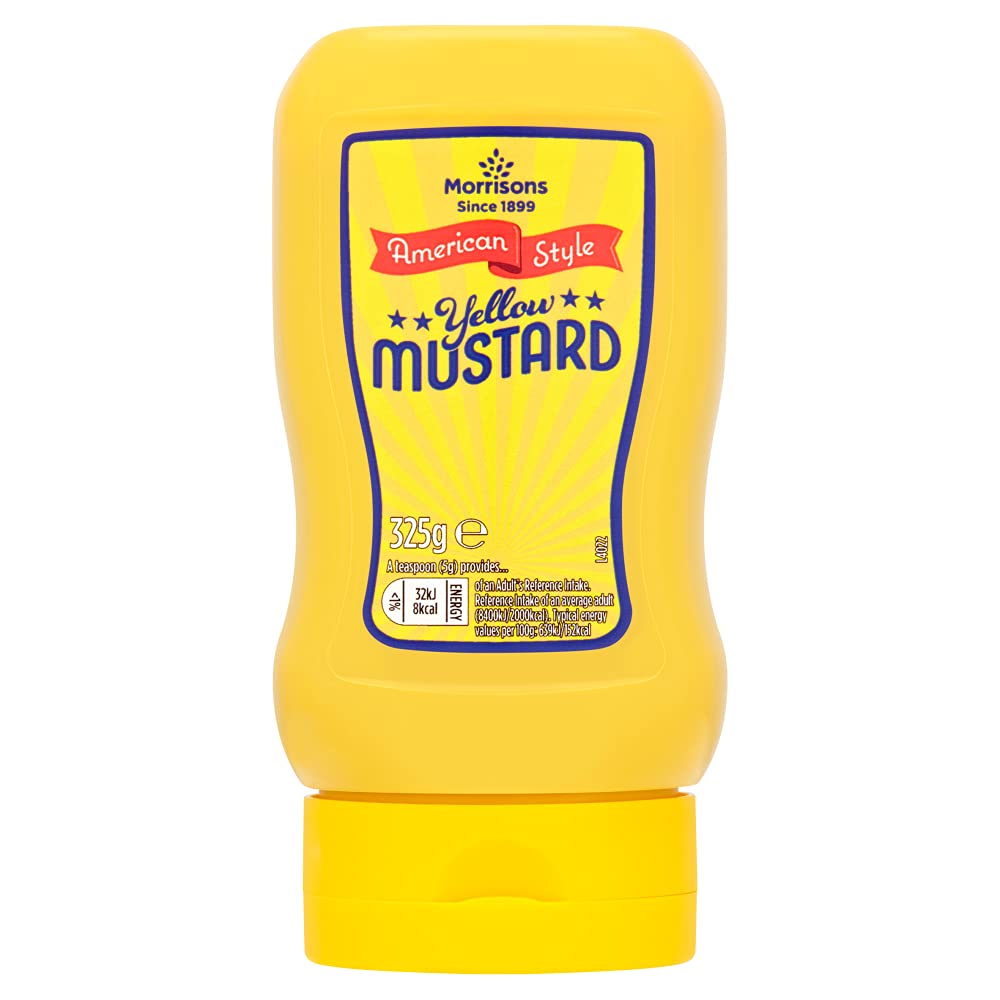 Morrisons American Mustard 325g - UK Food & Drink - 5010525077192