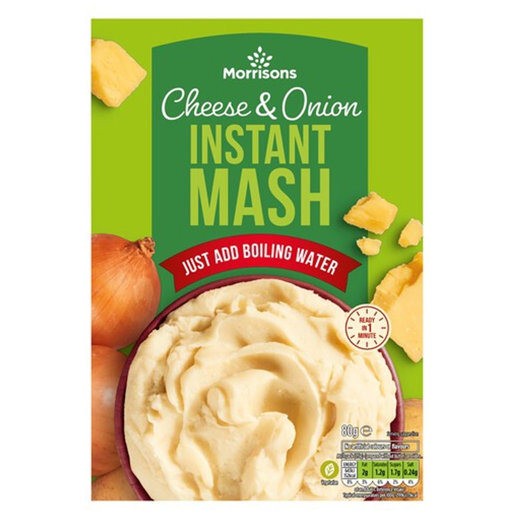 Morrisons Cheese & Onion Mash 80g - UK Food & Drink - 5010251535348