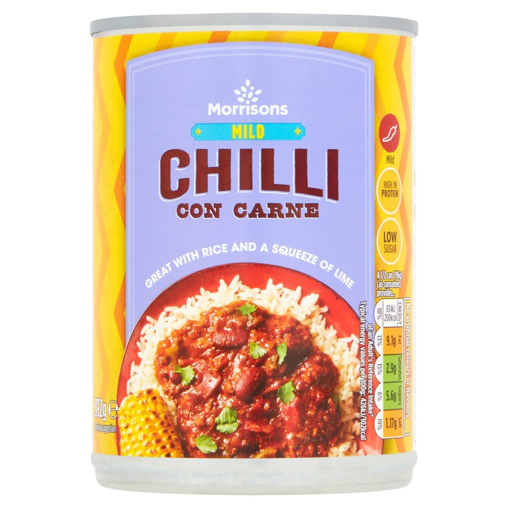 Morrisons Chilli Con Carne 392g - UK Food & Drink - 5010525092997