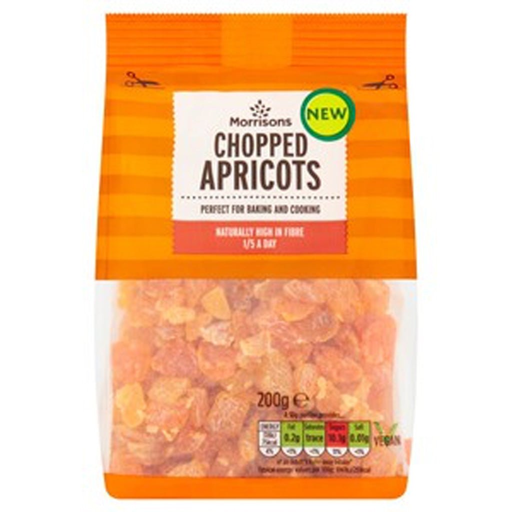 Morrisons Chopped Apricots 200g - UK Food & Drink - 5010525076935