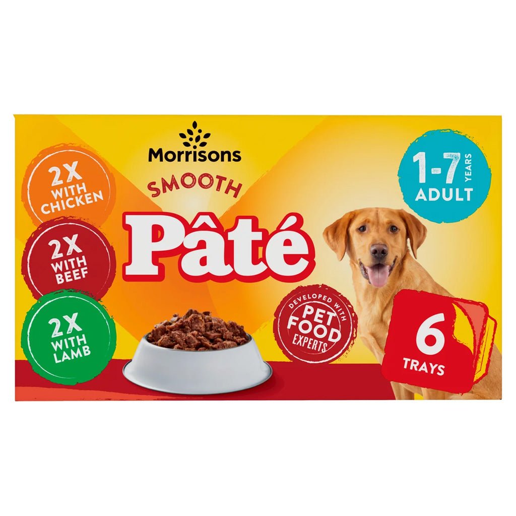Morrisons Dog Pate 6 x 300g - UK Food & Drink - 5010525088747