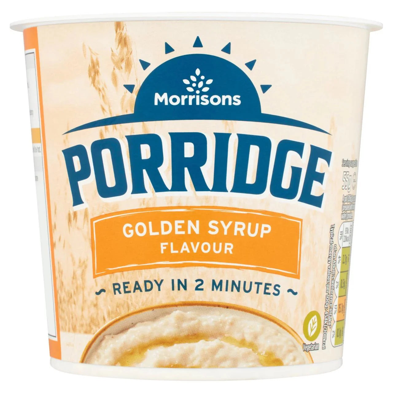 Morrisons Golden Syrup Porridge 55g - UK Food & Drink - 5010251581024