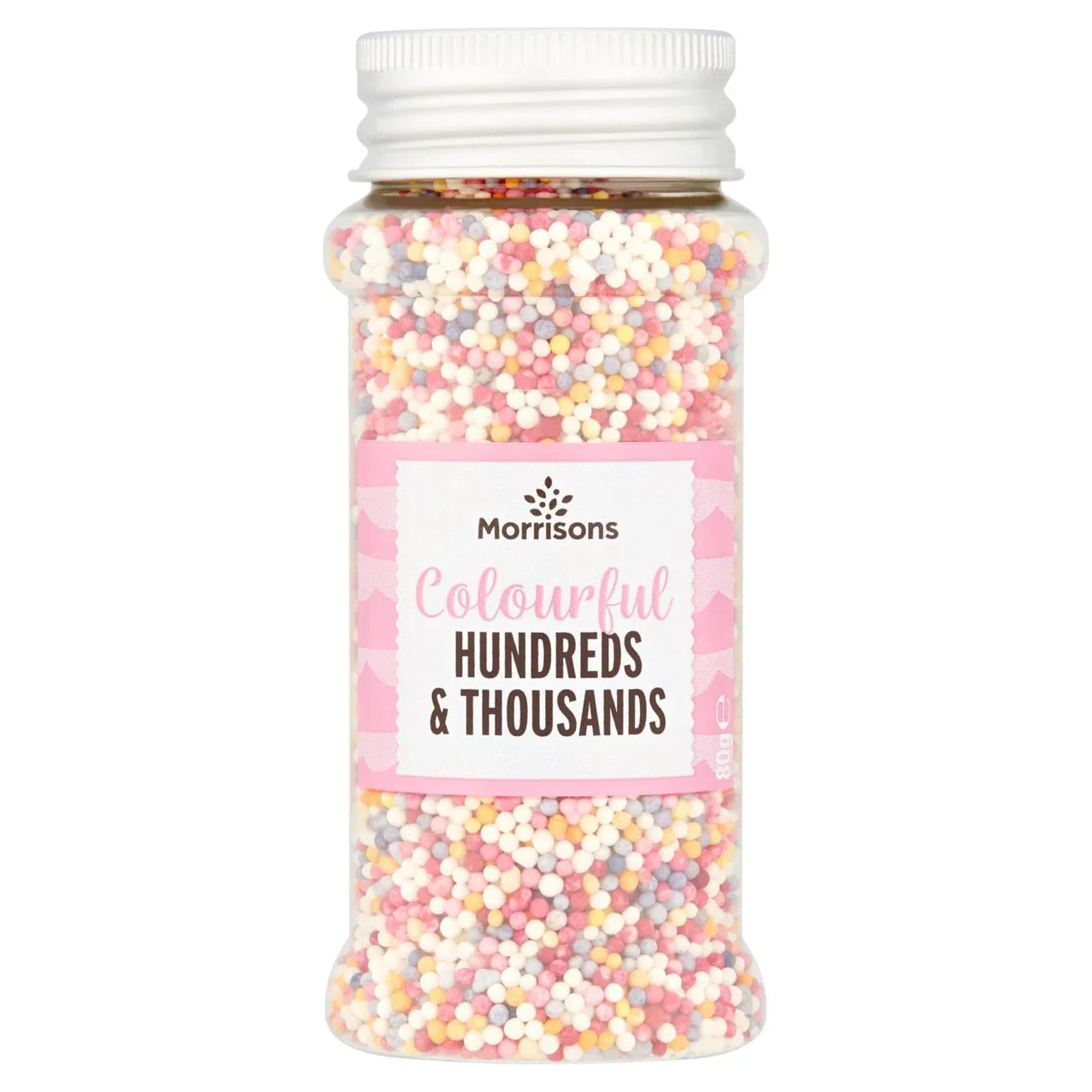 Morrisons Hundreds & Thousands Sprinkles 80g - UK Food & Drink - 5010251749790