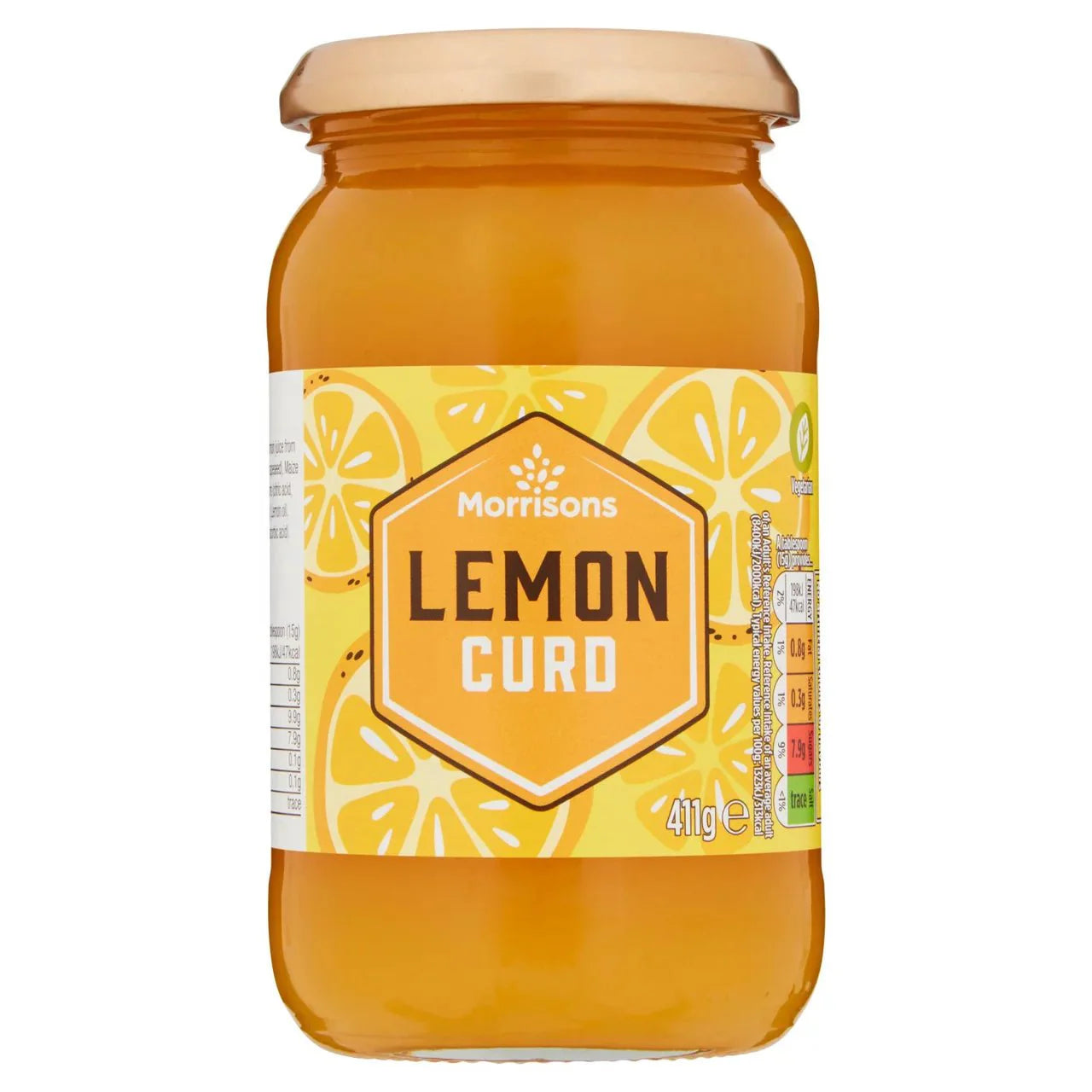 Morrisons Lemon Curd 411g - UK Food & Drink - 5010251555247